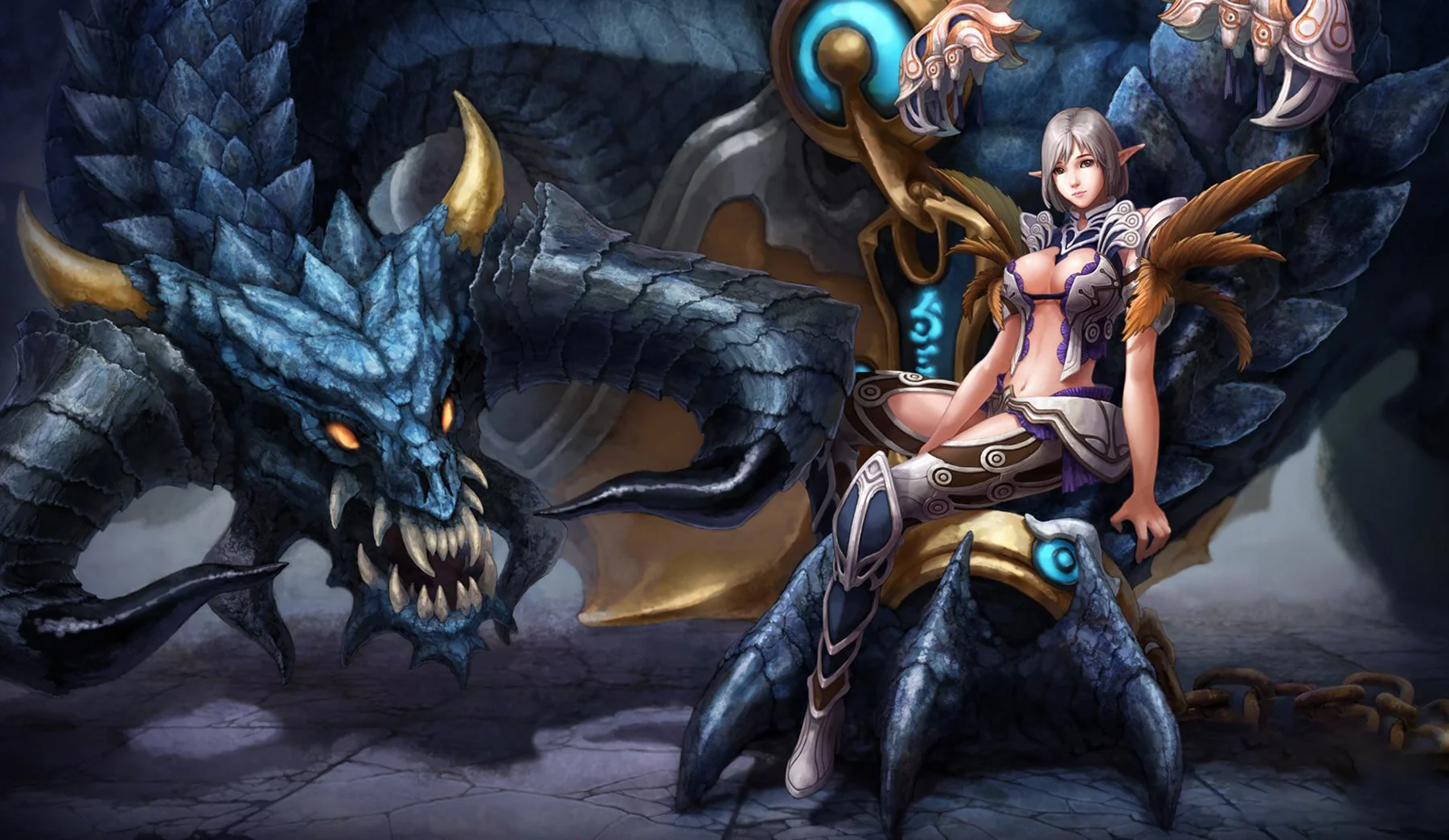 Official dragon heroine key art