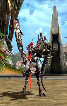 In-game Full Transformation: the character takes a complete dragon form